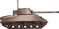 Sideview of Sherman IC Firefly